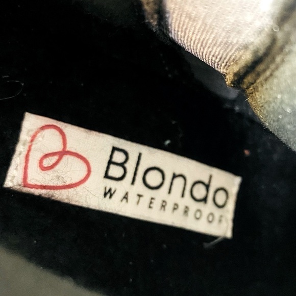 Blondo Nina Grey Suede Waterproof Bootie Size 8 - Picture 6 of 8